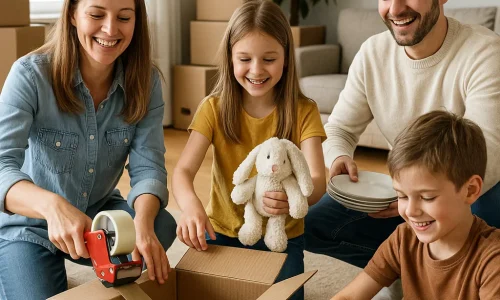 Family Packing Move-In & Move-Out Cleaning